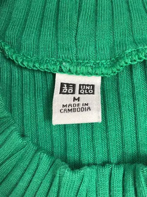 UNIQLO/ユニクロ/ニット/セーター/トップス/グリーン/M