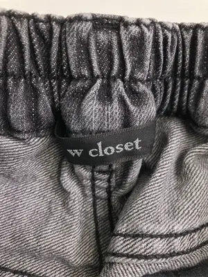w closet/ダブルクローゼット/デニムパンツ/パンツ/ブラック