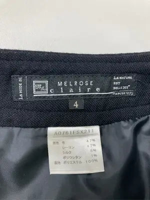 MELROSE claire/スカート/スカート/ブラック/4