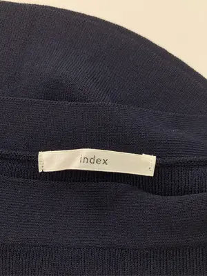 index/インデックス/ニット/セーター/トップス/ネイビー/M