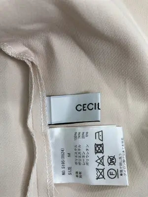 CECIL McBEE/セシルマクビー/ワンピース/ワンピース/ドレス/ベージュ/M