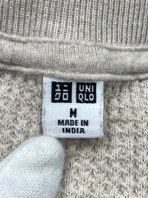 UNIQLO/ユニクロ/Tシャツ/カットソー/トップス/ベージュ/M