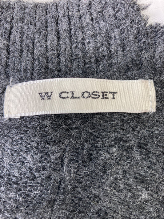 w closet/ダブルクローゼット/ニット/セーター/トップス/グレー