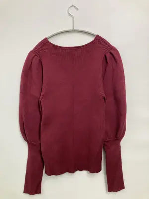 SLY/スライ/ニット/セーター/トップス/レッド/FREE