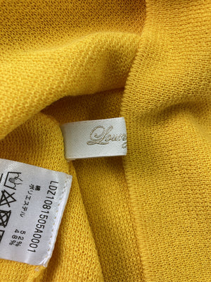 LOUNGEDRESS/ラウンジドレス/ノースリーブ/トップス/イエロー