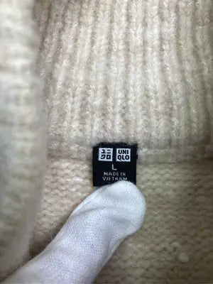 UNIQLO/ユニクロ/ニット/セーター/トップス/ベージュ/L