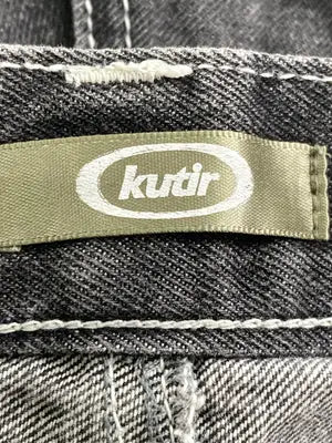kutir/クティール/デニムパンツ/パンツ/ブラック/S