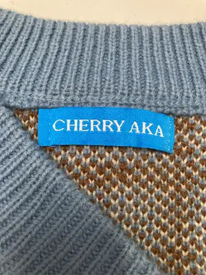 CHERRY AKA/チェリーアカ/ベスト/トップス/スカイブルー