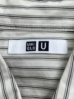 UNIQLO U/ユニクロユー/シャツワンピース/ワンピース/ドレス/アイボリー/L