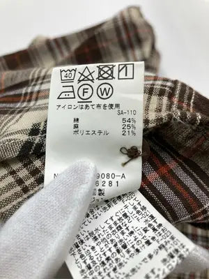 JUNRED/ジュンレッド/シャツ/ブラウス/トップス/ブラウン/M