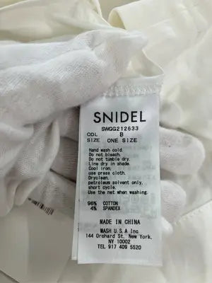 SNIDEL/スナイデル/その他トップス/トップス/ホワイト/F