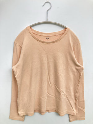 UNIQLO/ユニクロ/Tシャツ/カットソー/トップス/オレンジ/L