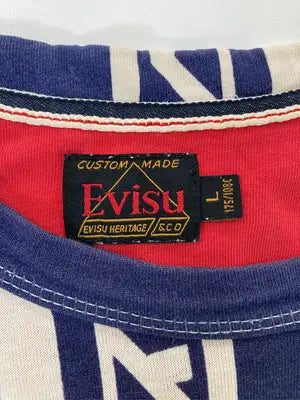 EVISU/エヴィス/Tシャツ/カットソー/トップス/ネイビー/L