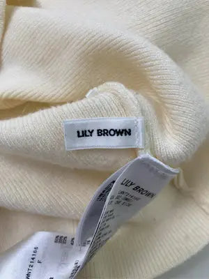Lily brown/リリーブラウン/ニット/セーター/トップス/アイボリー/ONE SIZE