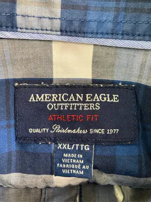American Eagle Outfitters/アメリカンイーグルアウトフィッターズ/シャツ/ブラウス/トップス/ブルー/XXL/TTG