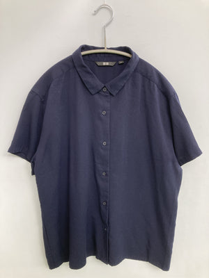 UNIQLO/ユニクロ/シャツ/ブラウス/トップス/ネイビー/M