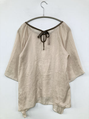 NATURAL BEAUTY BASIC/ナチュラルビューティーベーシック/シャツ/ブラウス/トップス/ベージュ/M