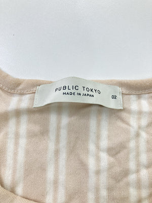 PUBLIC TOKYO/パブリックトウキョウ/Tシャツ/カットソー/トップス/ベージュ/02