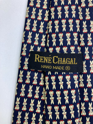 RENECHAGAL/ネクタイ/ファッション雑貨/ネイビー
