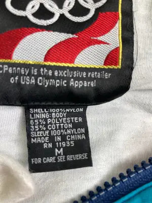 USA/ジャージ/トラックジャケット/トップス/ネイビー/M