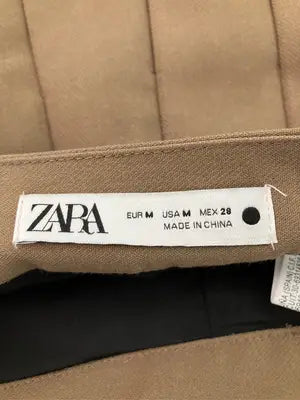 ZARA/ザラ/ショート/ミニスカート/スカート/ブラウン/USA M
