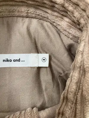 niko and .../ニコアンド/シャツ/ブラウス/トップス/ブラウン/L