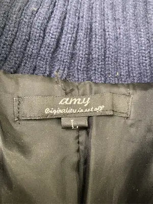 AMY/ダッフルコート/ジャケット/アウター/ネイビー/L