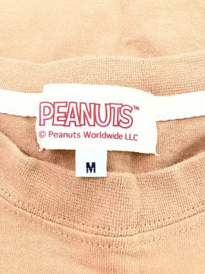 PEANUTS/ピーナッツ/Tシャツ/カットソー/トップス/ブラウン/M