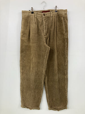 KHAKI SAFARI/スラックス/パンツ/ブラウン/WAIST 36   INSEAM 30