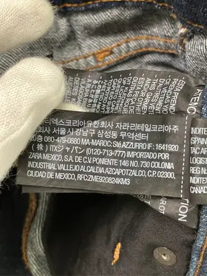 ZARA/ザラ/デニムパンツ/パンツ/ネイビー/USA6