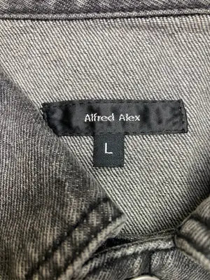 alfred alex/アルフレッドアレックス/シャツ/ブラウス/トップス/ブラック/L