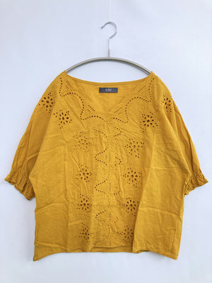 Marble Waltz/マーブルワルツ/Tシャツ/カットソー/トップス/オレンジ/M