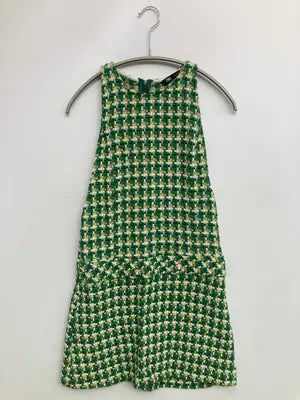 ZARA/ザラ/シャツワンピース/ワンピース/ドレス/グリーン/S