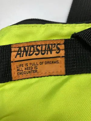 ANDSUN'S/ボディバッグ/ウエストポーチ/バッグ/イエロー