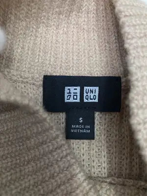 UNIQLO/ユニクロ/ニット/セーター/トップス/ベージュ/S