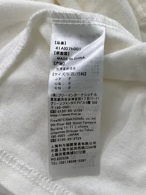 Fint/フィント/ポロシャツ/トップス/ホワイト/F