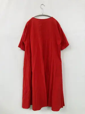 UNIQLO AND LEMAIRE/ワンピース/ワンピース/ドレス/レッド/M