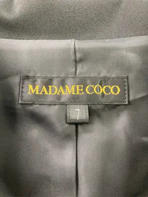 MADAMECOCO/ノーカラージャケット/ジャケット/アウター/ブラック/7AR