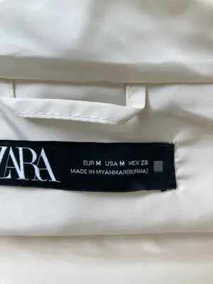 ZARA/ザラ/ダウンベスト/ジャケット/アウター/ホワイト/M