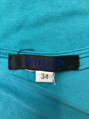 MICHEL KLEIN/ミッシェルクラン/Tシャツ/カットソー/トップス/ブルー/34