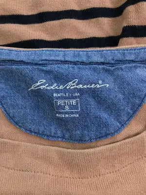 Eddie Bauer/エディーバウアー/Tシャツ/カットソー/トップス/オレンジ/PETITE S