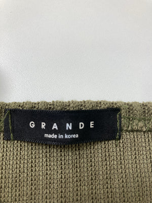 GRANDE/グランデ/アンサンブル/トップス/カーキ