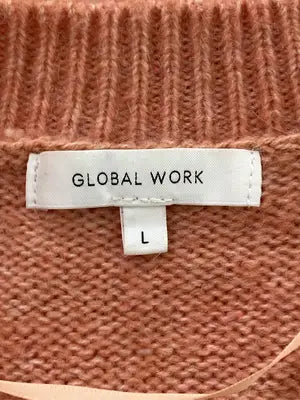 GLOBAL WORK/グローバルワーク/カーディガン/ボレロ/トップス/オレンジ/L