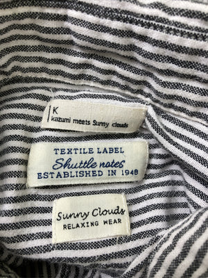 Shuttle Notes/シャトルノーツ/シャツワンピース/ワンピース/ドレス/グレー/LL