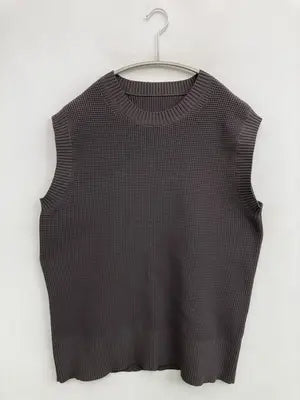 無印良品/ムジルシリョウヒン/ベスト/トップス/グレー/L-XL