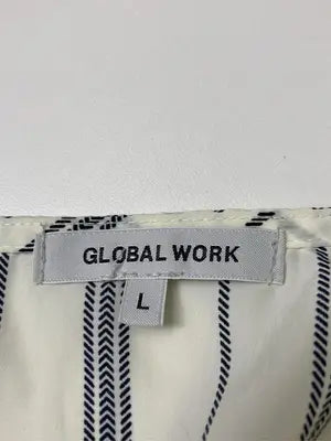 GLOBAL WORK/グローバルワーク/Tシャツ/カットソー/トップス/アイボリー/L