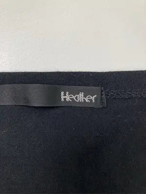 Heather/ヘザー/Tシャツ/カットソー/トップス/ブラック/F