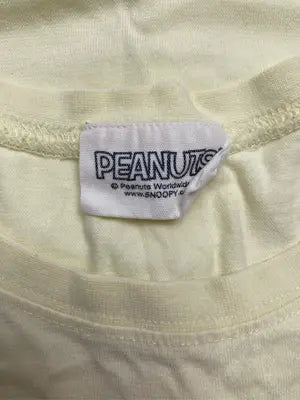 PEANUTS/ピーナッツ/Tシャツ/カットソー/トップス/イエロー/S  バスト72～80