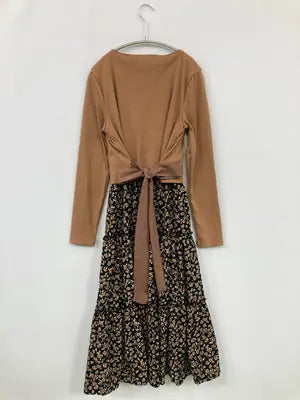 Pumpkin/パンプキン/ワンピース/ワンピース/ドレス/ブラウン/M   バスト79～86   身長154～162