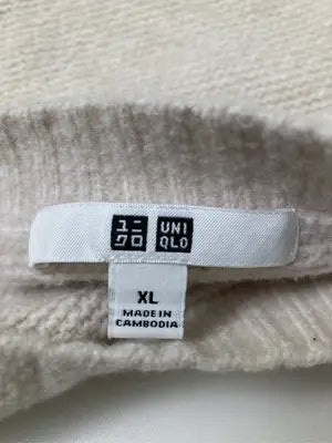 UNIQLO/ユニクロ/ニット/セーター/トップス/ベージュ/XL